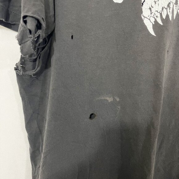 Vintage Danzig 1988 Band Tee Stedman Super Hi-Cru Made in USA Thrashed LARGE - Picture 6 of 11